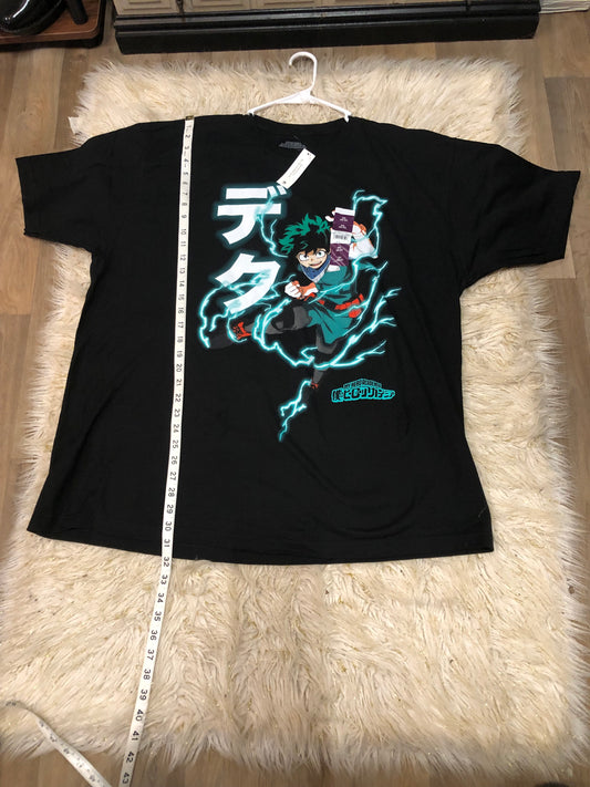 Men My Hero Academia Size 2XL Color Black " New Arrival"
