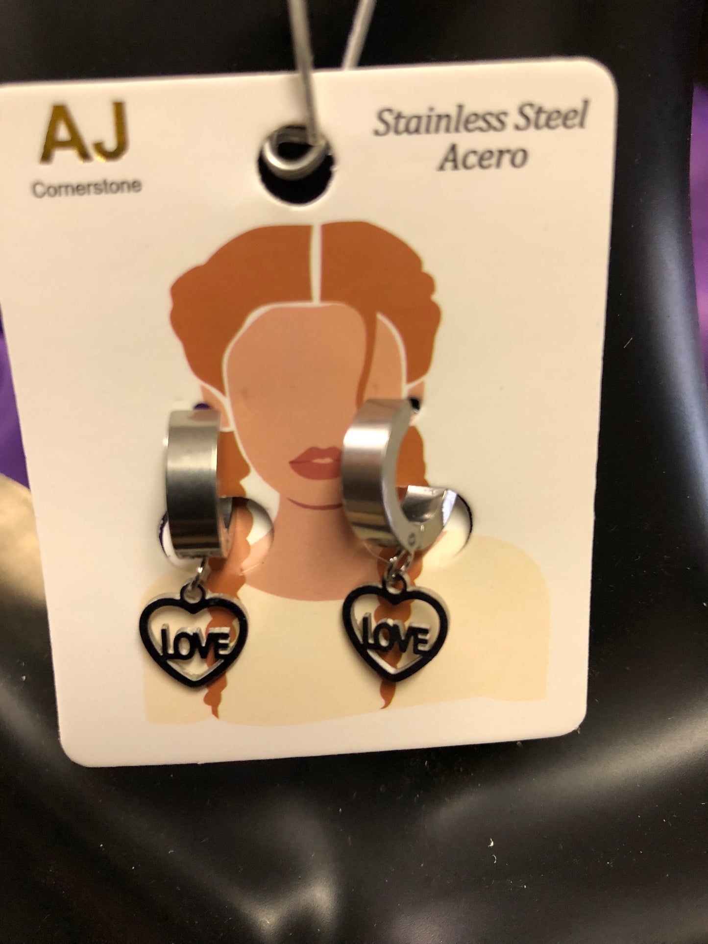 Woman Stainless Steel Acero Small Hoop Earrings Color Silver "New Arrival'