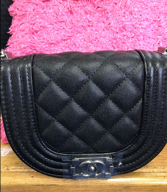 Woman Adjustable  (CC) Chris Cross Body Bag Color Black "New Arrival"