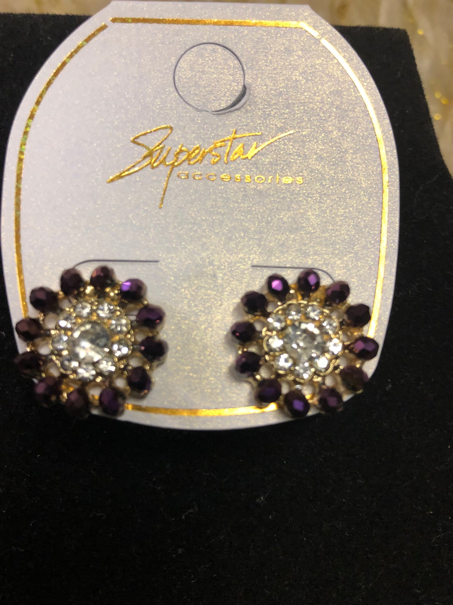 Fashion Post Back Stud Earrings By Superstar Accessories