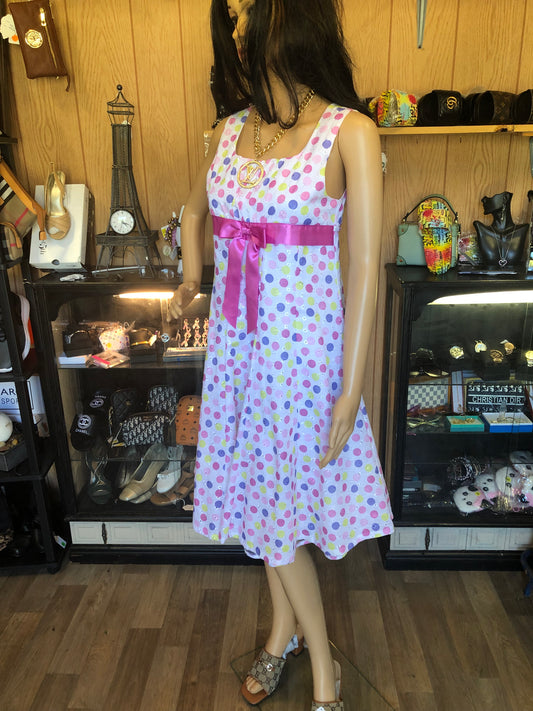 Young Girls Fashion Dress Size 16 Color: Multicolor Polkadots " On Sale Now"